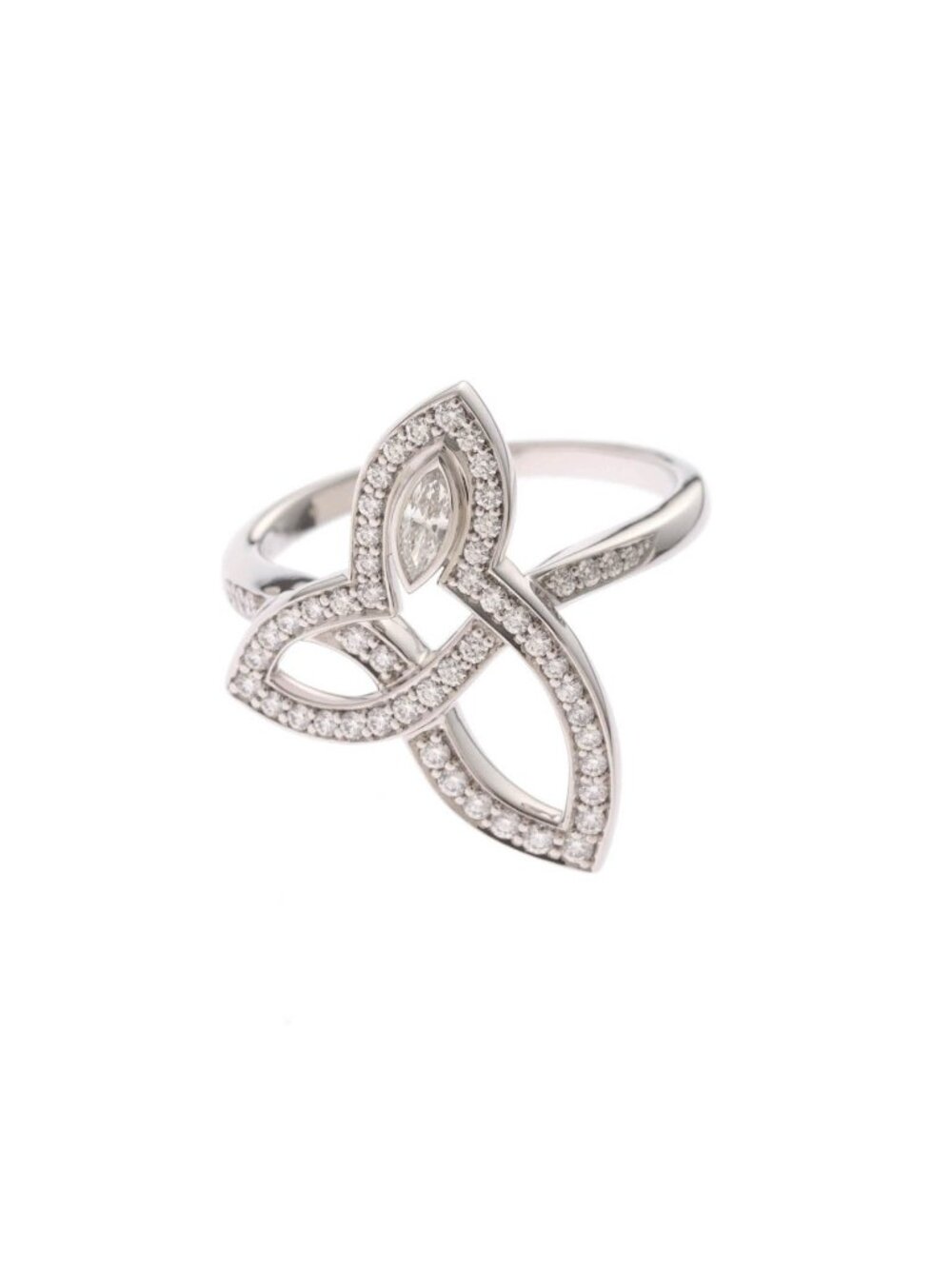 Harry Winston Lily Cluster PT D Ring Diamond